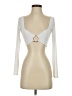 PrettyLittleThing Ivory White Long Sleeve Top Size 2 - photo 1
