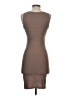 Leith Solid Brown Casual Dress Size XXS - photo 2