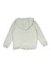 Carter's Hearts Silver Zip Up Hoodie Size 10 - photo 2