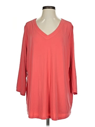 Susan Graver 3/4 Sleeve T-Shirt (view 1)