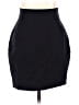 Omo by Norma Kamali 100% Polyester Solid Black Formal Skirt Size 2 - photo 1