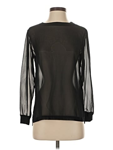 Topshop Long Sleeve Blouse (view 1)