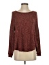 Sparkle & Fade Burgundy Pullover Sweater Size S - photo 1