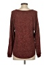 Sparkle & Fade Burgundy Pullover Sweater Size S - photo 2