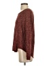 Sparkle & Fade Burgundy Pullover Sweater Size S - photo 5