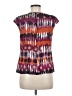 St. John Couture Tie-dye Purple Short Sleeve Blouse Size 6 - photo 2