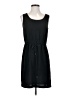 Ann Taylor LOFT 100% Polyester Solid Black Casual Dress Size 2 - photo 1