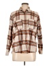 Universal Thread Plaid Tan Long Sleeve Button-Down Shirt Size M - photo 1