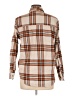 Universal Thread Plaid Tan Long Sleeve Button-Down Shirt Size M - photo 2