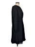 Donna Morgan Solid Black Casual Dress Size 10 - photo 4