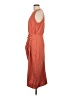 Shein 100% Polyester Solid Orange Casual Dress Size 12 - photo 5