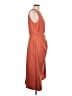 Shein 100% Polyester Solid Orange Casual Dress Size 12 - photo 4