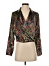 By Anthropologie Print Green Blazer Size 0 - photo 1