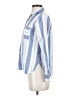 Ann Taylor LOFT Stripes Blue Long Sleeve Button-Down Shirt Size XS - photo 5