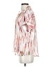 DKNY 100% Polyester Ivory Short Sleeve Blouse Size S - photo 5
