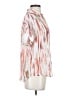 DKNY 100% Polyester Ivory Short Sleeve Blouse Size S - photo 4