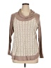 Cha Cha Vente Brown Long Sleeve Blouse Size XL - photo 1