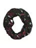 J.Jill 100% Polyester Floral Black Scarf One size - photo 1