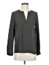 Pleione 100% Polyester Gray Long Sleeve Blouse Size XS - photo 1