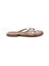 Vineyard Vines Silver Tan Sandals Size 7 - photo 1