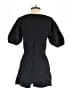 NATION LTD 100% Cotton Solid Black Romper Size XS - photo 2