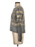 RACHEL Rachel Roy Metallic Stripes Gray Pullover Sweater Size XS - photo 5