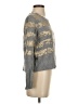 RACHEL Rachel Roy Metallic Stripes Gray Pullover Sweater Size XS - photo 4