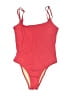 Assorted Brands Solid Red One Piece Swimsuit Size XS (estimated) - photo 1