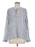 Rails Blue Long Sleeve Blouse Size M - photo 1