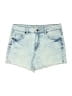 Tractr Blue Denim Shorts Size 16 - photo 1