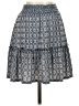 Veronica M. Print Blue Casual Skirt Size S - photo 1