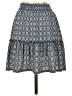 Veronica M. Print Blue Casual Skirt Size S - photo 2
