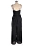 Grade & Gather 100% Polyester Solid Black Jumpsuit Size L - photo 2