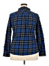 Active USA 100% Cotton Plaid Blue Long Sleeve Button-Down Shirt Size 2X - photo 2