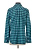 J.Crew 100% Cotton Checkered-gingham Teal Long Sleeve Button-Down Shirt Size 4 - photo 2