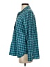 J.Crew 100% Cotton Checkered-gingham Teal Long Sleeve Button-Down Shirt Size 4 - photo 5