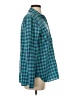 J.Crew 100% Cotton Checkered-gingham Teal Long Sleeve Button-Down Shirt Size 4 - photo 4