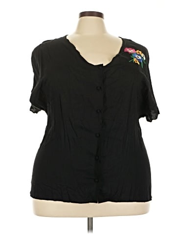 Leslie Fay Short Sleeve Blouse (view 1)