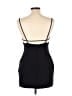 Solemio Solid Black Cocktail Dress Size L - photo 2