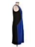 Ellen Tracy Color Block Blue Cocktail Dress Size 6 - photo 4