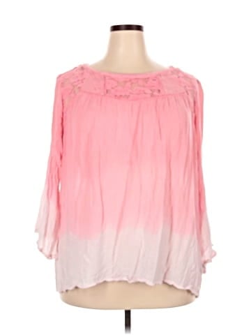 Unique Spectrum 3/4 Sleeve Blouse (view 1)