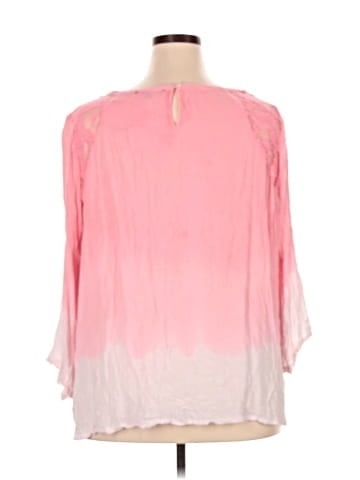 Unique Spectrum 3/4 Sleeve Blouse (view 2)