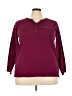 Avenue Burgundy Pullover Sweater Size 22 - 24 Plus - photo 1