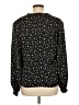 Aqua 100% Polyester Black Long Sleeve Blouse Size M - photo 2
