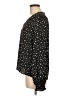 Aqua 100% Polyester Black Long Sleeve Blouse Size M - photo 5