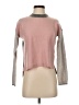 Splendid 100% Cashmere Color Block Pink Cashmere Pullover Sweater Size S - photo 1