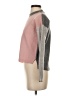 Splendid 100% Cashmere Color Block Pink Cashmere Pullover Sweater Size S - photo 5