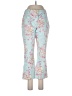 CJ Laing Paisley Blue Casual Pants Size 10 - photo 1