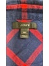 J.Crew 100% Cotton Plaid Blue Long Sleeve Button-Down Shirt Size 00 - photo 7