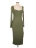 Shein Solid Green Casual Dress Size L - photo 1